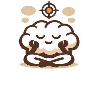 Icône illustrant la concentration et la clarté mentale.